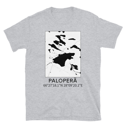 Paloperä - kartta t-paita