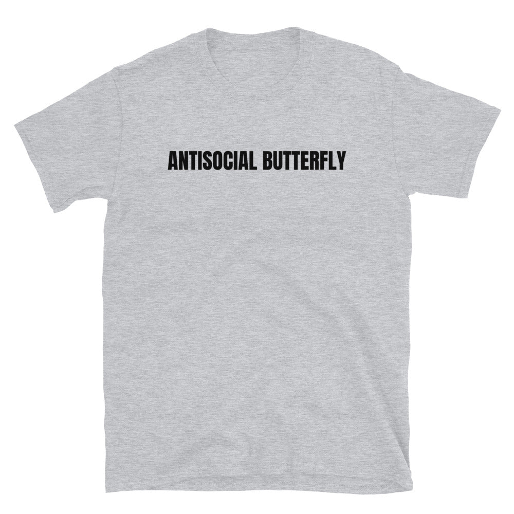 Antisocial butterfly t-paita