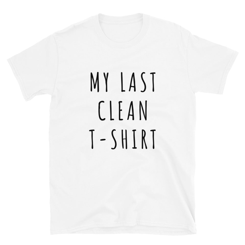 My last clean t-shirt t-paita