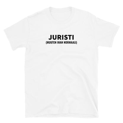 Juristi - muuten ihan normaali t-paita