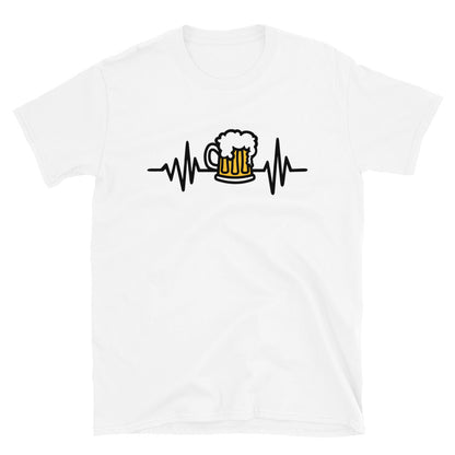 Beer Heartbeat t-paita