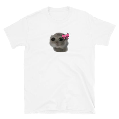 Sad Hamster ribbon t-paita