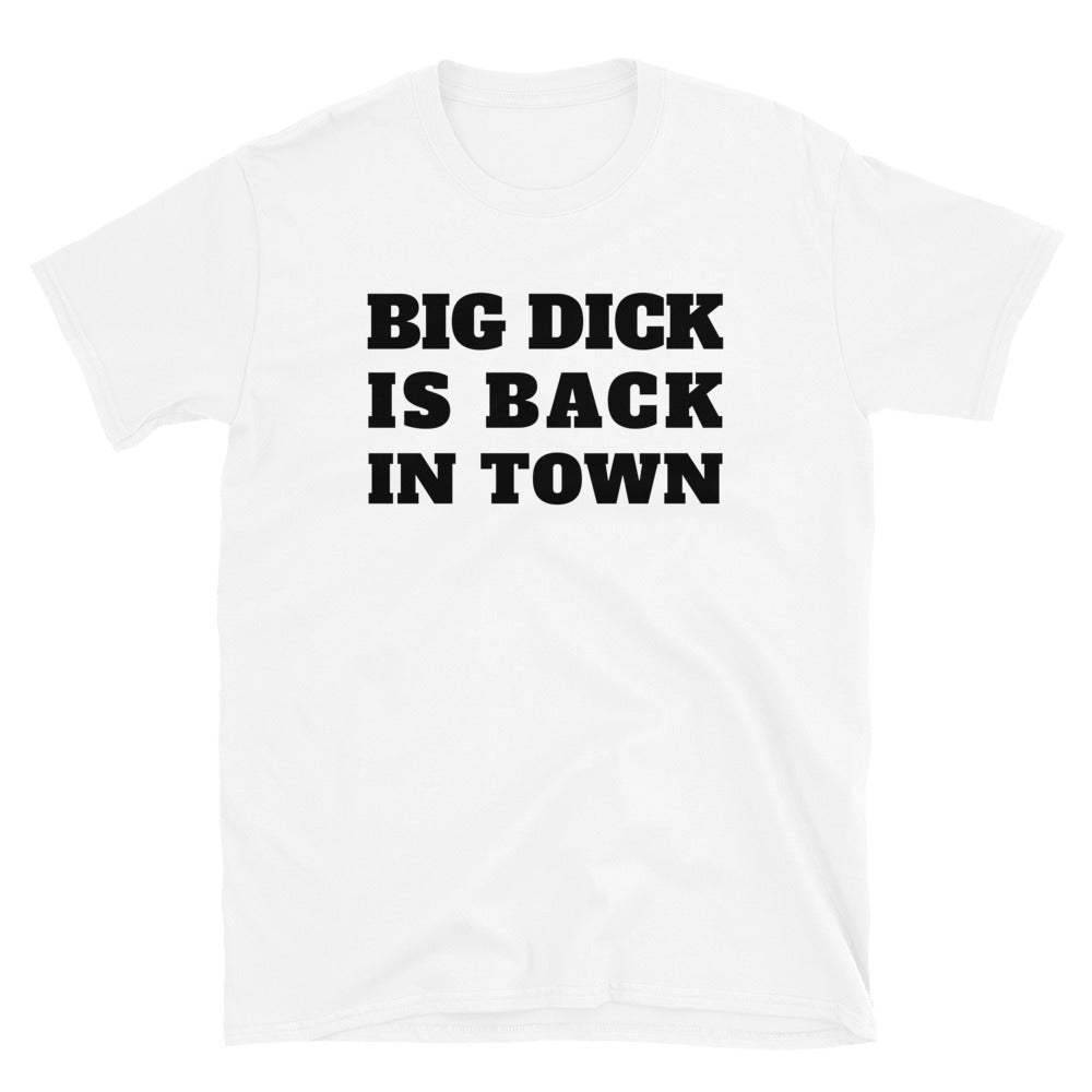 Big Dick is Back in Town t-paita