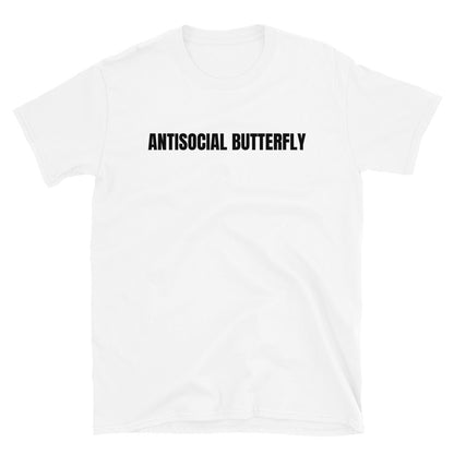 Antisocial butterfly t-paita