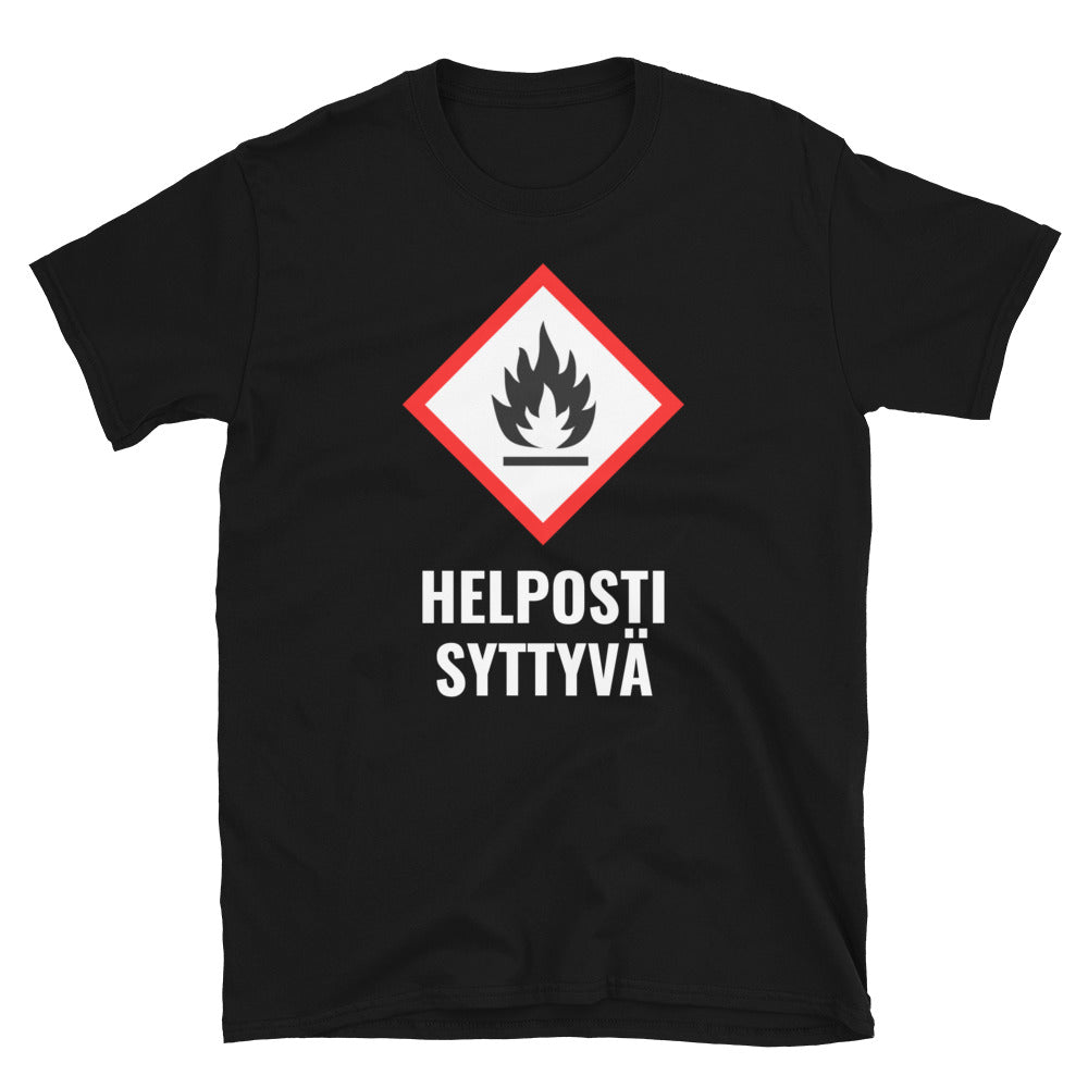 Helposti syttyvä t-paita