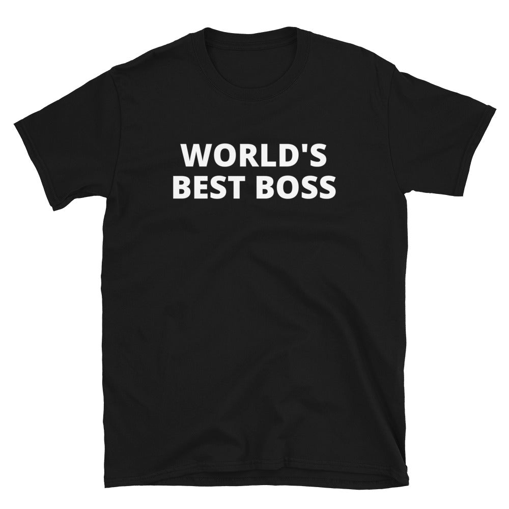 World's best boss t-paita