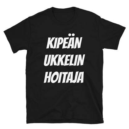 Kipeän ukkelin hoitaja t-paita