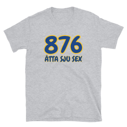 Åtta sju sex t-paita