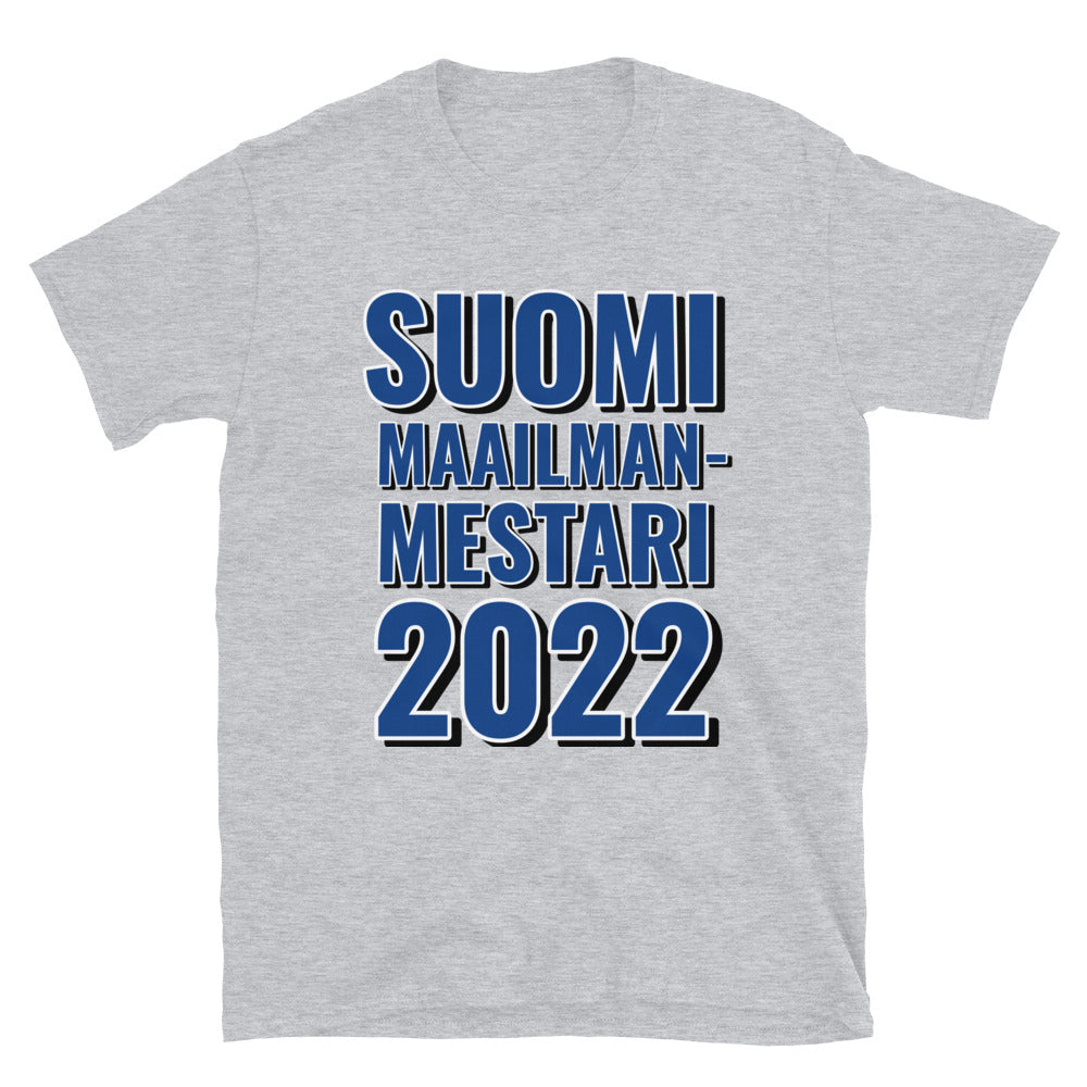 Suomi maailmanmestari 2022 t-paita