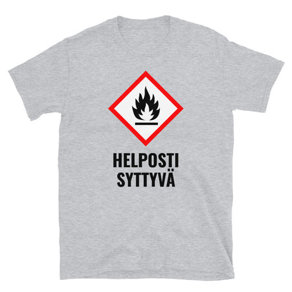 Helposti syttyvä t-paita