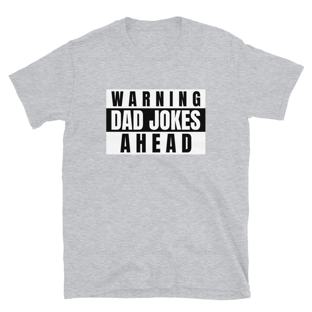 Warning Dad Jokes Ahead t-paita