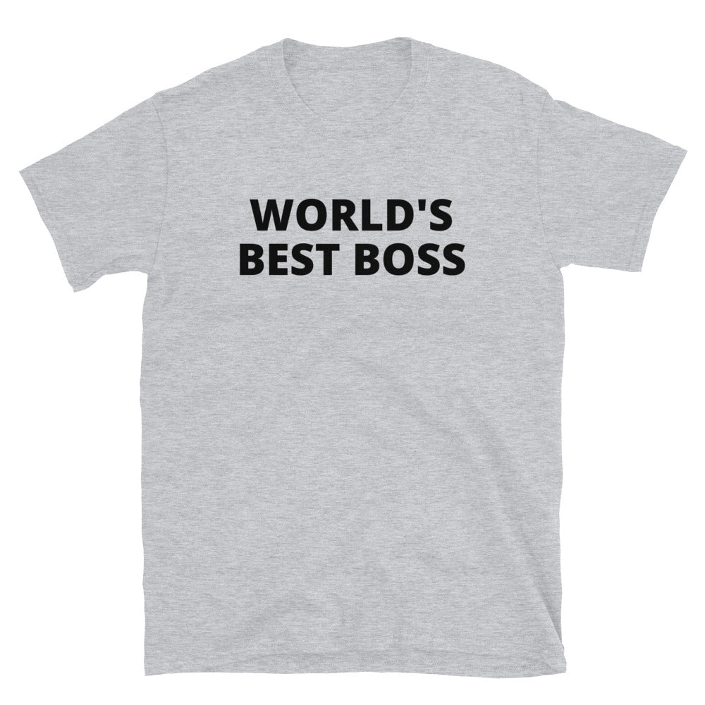 World's best boss t-paita