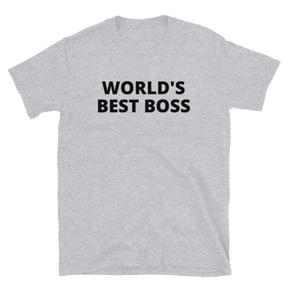 World's best boss t-paita