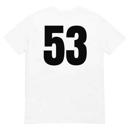 Numero 53 selässä t-paita