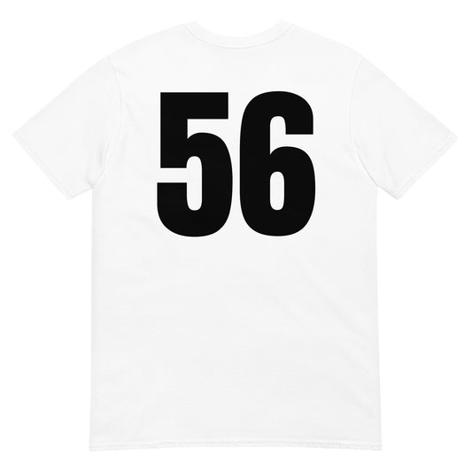 Numero 56 selässä t-paita