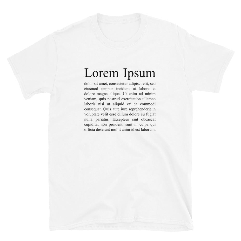 Lorem Ipsum t-paita