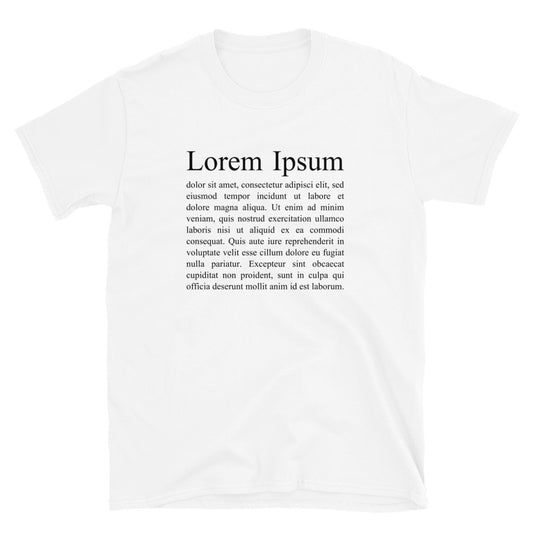 Lorem Ipsum t-paita