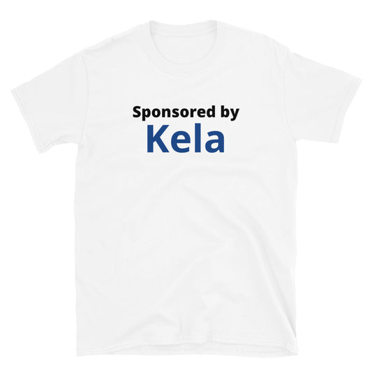 Sponsored by Kela t-paita