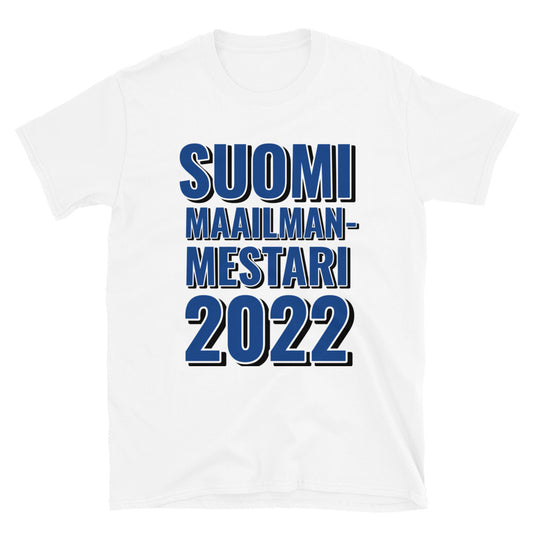 Suomi maailmanmestari 2022 t-paita