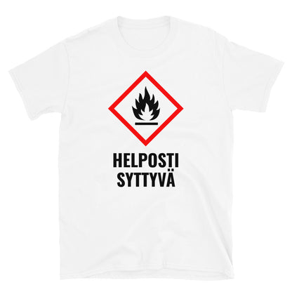 Helposti syttyvä t-paita