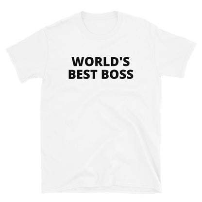 World's best boss t-paita