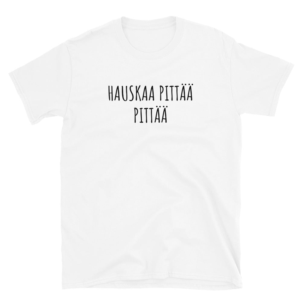 Hauskaa pittää pittää t-paita