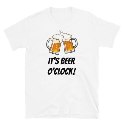 It's beer o'clock t-paita